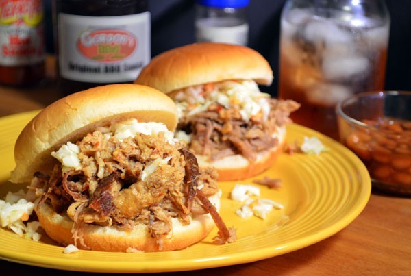 BBQ Pulled Pork in the Oven for a Rainy Day