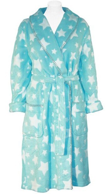 Plush Women's Robe for Back-to-College