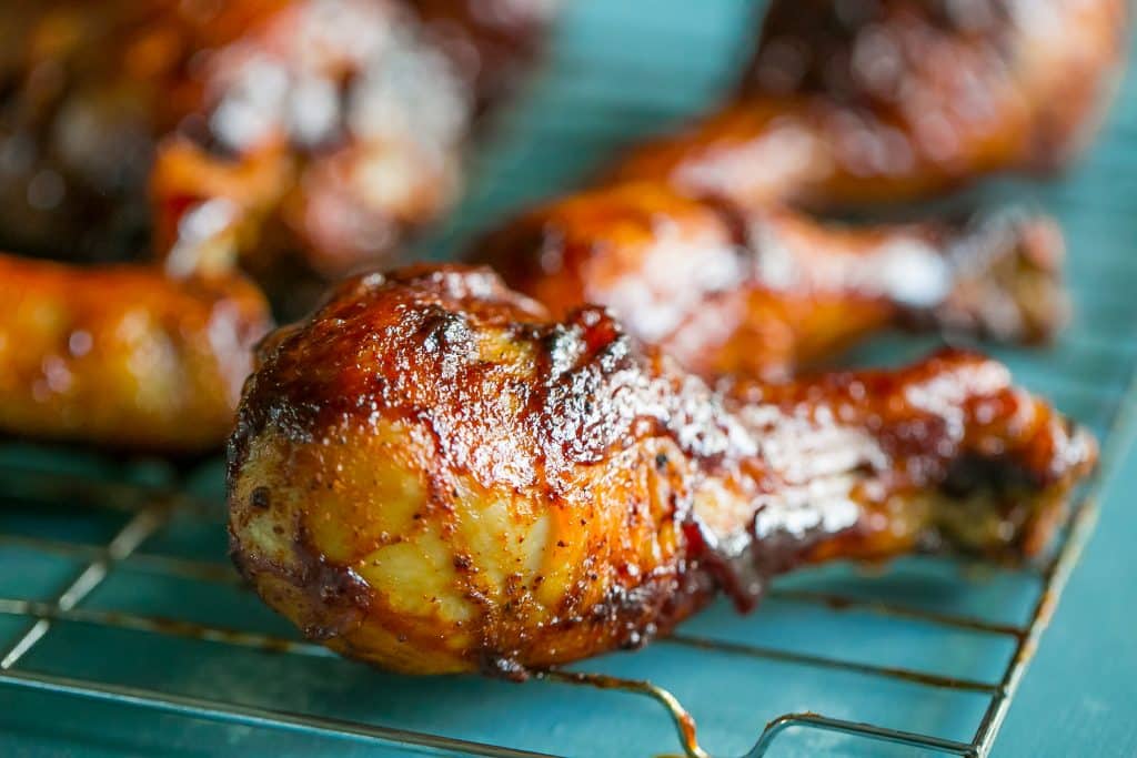 Crunchy Baked BBQ Chicken Drumsticks for a rainy day