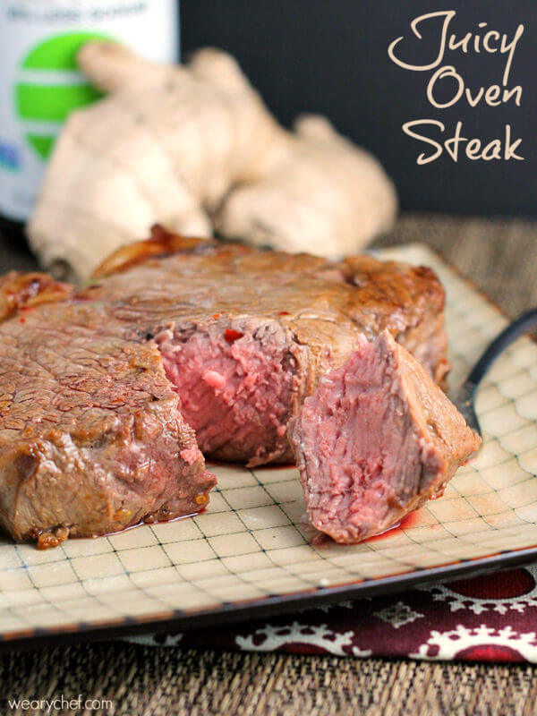 Juicy Oven Steak for a Rainy Day