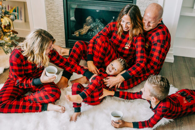 Cyber of Monday Deals Family Christmas Pajamas Xmas Pjs Matching Sets  Classic Plaid Holiday Clothes for Women Men Loungewear Jammies Same Day  Delivery