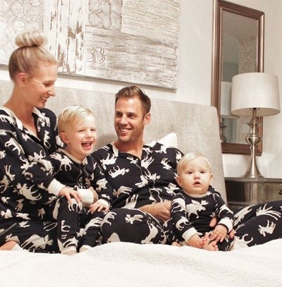 cute matching family pajamas fall