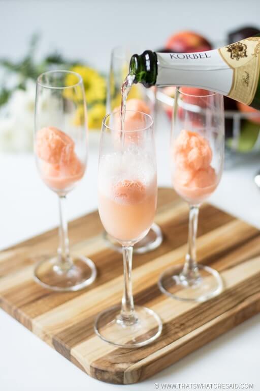 Summer Mimosa Floats from That’s What Che Said