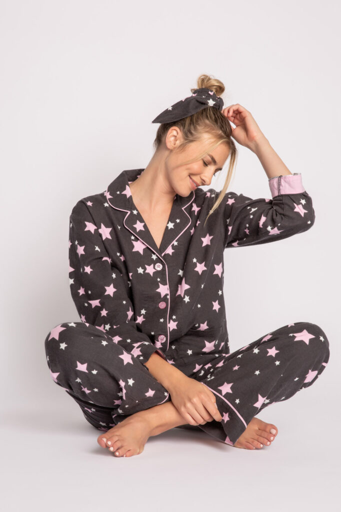 Trendy Eat Sleep Dance Girls Long Cotton Heart Pyjamas Pj