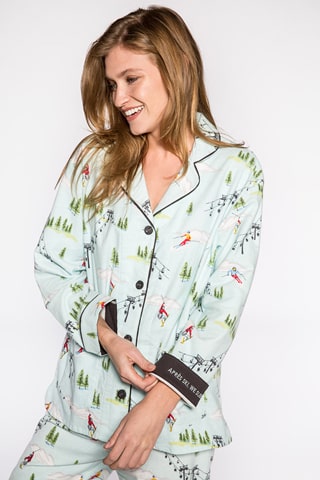 Ski Themed Women's Pajama Set