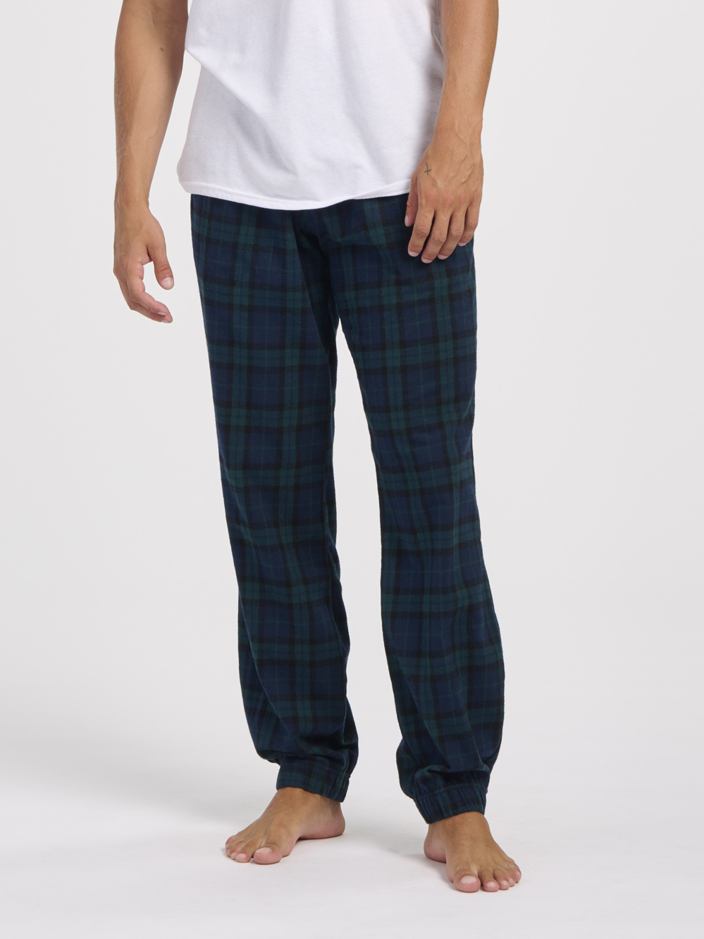 Boxercraft Men's Scottish Tartan Plaid Flannel Jogger