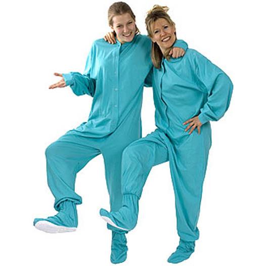 Big Feet Adult One Piece Footy Pajamas