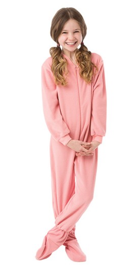 Kids Fleece Onesies Footed Pajamas Unisex One-Piece Pajama Jumpsuits for Baby Boys and Girls Pjs 