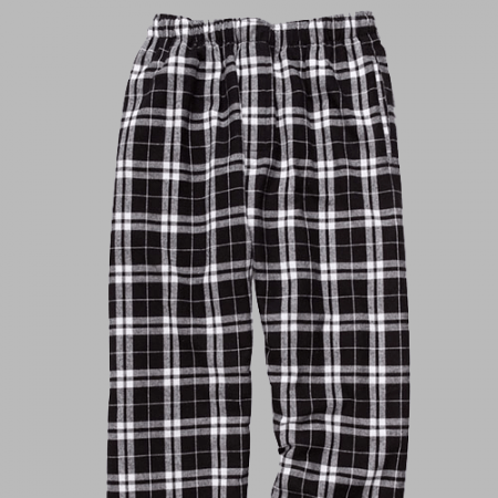 Boxercraft Men's Black and White Classic Flannel Pajama Pant