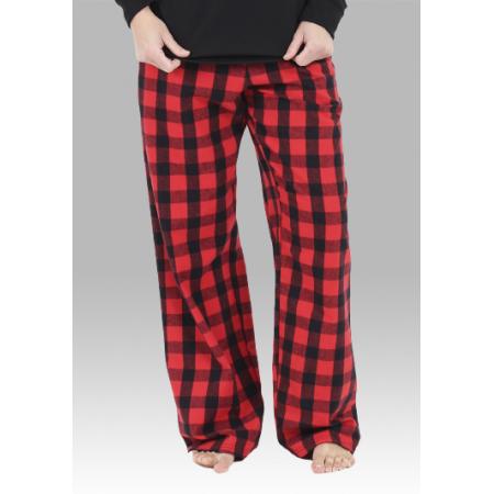Yezyy Women Buffalo Plaid Pajama Pants Sleepwear (Red Black Buffalo ...