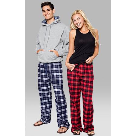 black and red flannel pajama pants