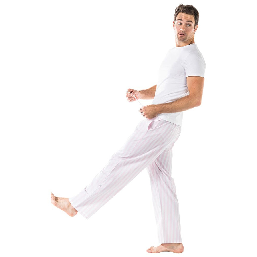 LAKE | Men | Pima Cotton Pajamas | Mineral Blue Pima Pajama Pant