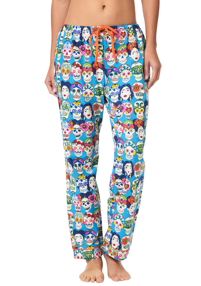 The Cat's Pajamas Women's Frida Cotton Poplin Pajama Pant