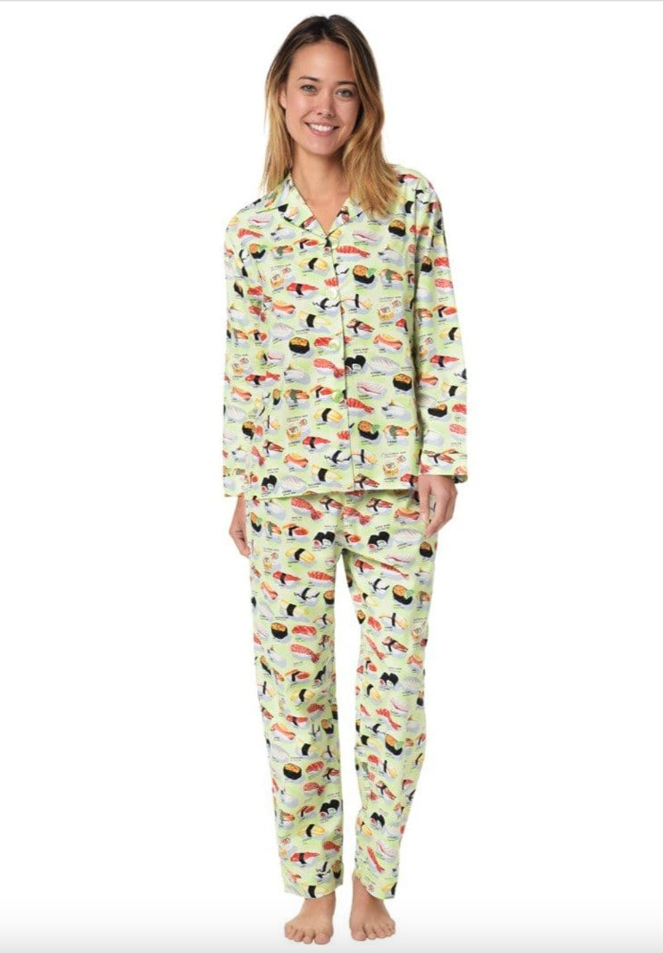 The Cat's Pajamas Women's Puppy Love Cotton Poplin Pajama