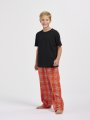Boxercraft Kids Unisex Burnt Orange Kingston Plaid Poly Flannel Lounge Pant