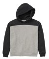 Boxercraft Kids Charcoal/Oxford Heather Colorblocked Hoodie