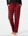 Boxercraft Girls Red/Black Buffalo Cuffed Poly Flannel Lounge Pant