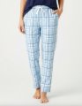 Boxercraft Girls Carnegie Sky Cuffed Poly Flannel Lounge Pant