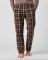Boxercraft Men's Harley Varsity Espresso/Brown/Natural Plaid Flannel Pajama Pant