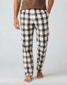 Boxercraft Men's Harley Mcintosh Natural/Espresso Plaid Flannel Pajama Pant