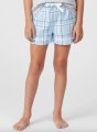 Boxercraft Kids Carnegie Sky Poly Flannel Plaid Lounge Shorts