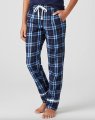 Boxercraft Kids Navy/Colmbia Cuffed Poly Flannel Plaid Pant