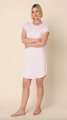 The Cat's Pajamas Women's Pink Moment Pima Knit Cotton Short Sleeve Sleepshirt