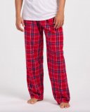 Boxercraft Men's Harley Brick Red Kingston Plaid Flannel Pajama Pant