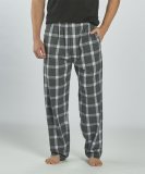 Boxercraft Men's Harley Charcoal/Lavender Tomb Plaid Flannel Pajama Pant