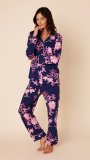 The Cat's Pajamas Women's Ava Pima Knit Classic Pajama Set