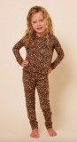 The Cat's Pajamas Kids Wildcat Pima Knit Pajama Set