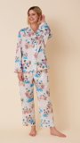 The Cat's Pajamas Women's Santorini Luxe Pima Classic Pajama Set