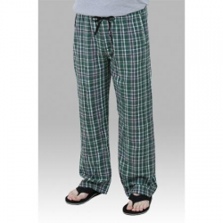 Boxercraft Green and Black Plaid Unisex Flannel Pajama Pant