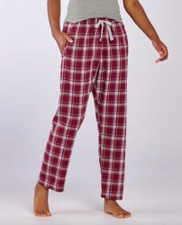 Boxercraft Women's Haley Heritage Maroon Plaid Flannel Pajama Pant