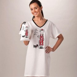 Emerson Street "It's Official...I've Become My Mother" Cotton Nightshirt in a Bag