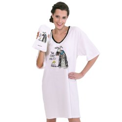 Emerson Street "The Cat Did It!" Cotton Nightshirt in a Bag