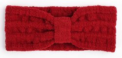 Kashwére Spa Head Wrap in Ruby Red