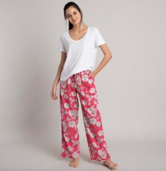 Mahogany Women's Dahlia Cotton Pajama Pant in a Bag