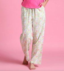 Mahogany Women's Woof Friends Cotton Pajama Pant in a Bag