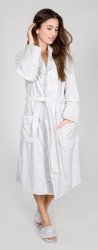 PJ Salvage Luxe Plush Robe in Silver