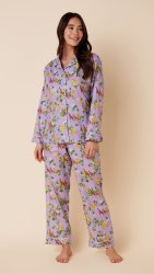 The Cat's Pajamas Women's Gia Luxe Pima Classic Pajama Set