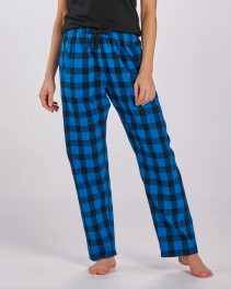 Boxercraft Women's Haley Royal/Black Buffalo Plaid Flannel Pajama Pant