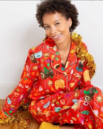 Karen Mabon Festive Feast Organic Cotton Classic Pajama Set