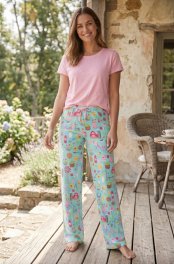 Little Blue House by Hatley Women's Country Living Cotton Jersey Pajama Pants