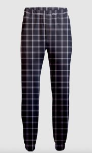 Boxercraft Adult Varisy Black/Oxford Plaid Flannel Jogger