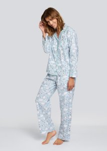 Daisy Alexander Very Sheepish Classic Cotton Poplin Pajama Set