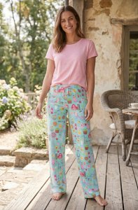 Little Blue House by Hatley Women's Country Living Cotton Jersey Pajama Pants