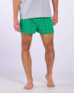 Boxercraft Men's Kelly Field Day Plaid Flannel Boxer Shorts