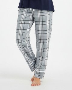 Boxercraft Women's Carnegie Oxford Plaid Flannel Cuffed Pajama Pant