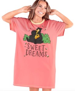Lazy One Sweet Dreams Cotton Nightshirt in Pink